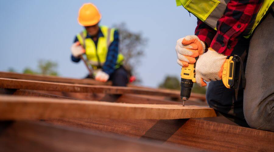 Expert tile roof repair services in Williamsville, IL